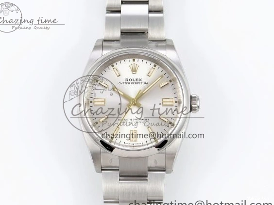 Perpetual Clean 36mm 1:1 Best Oyster Edition VR3230 Steel Silver Dial 126000 Bracelet on SS 904L 0519